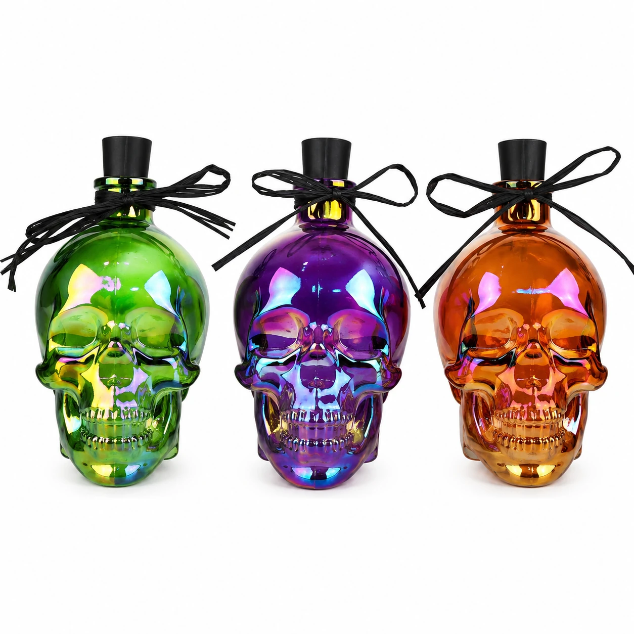 Skull Glass Bottle
