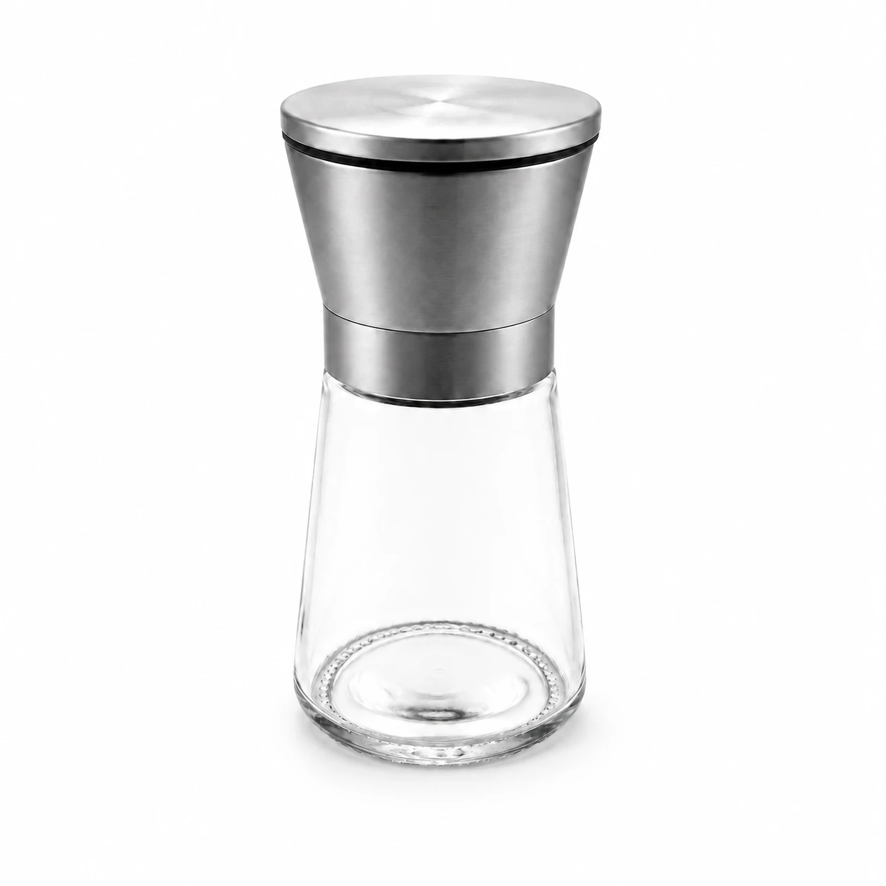 Stainless Steel Glass Pepper Grinder