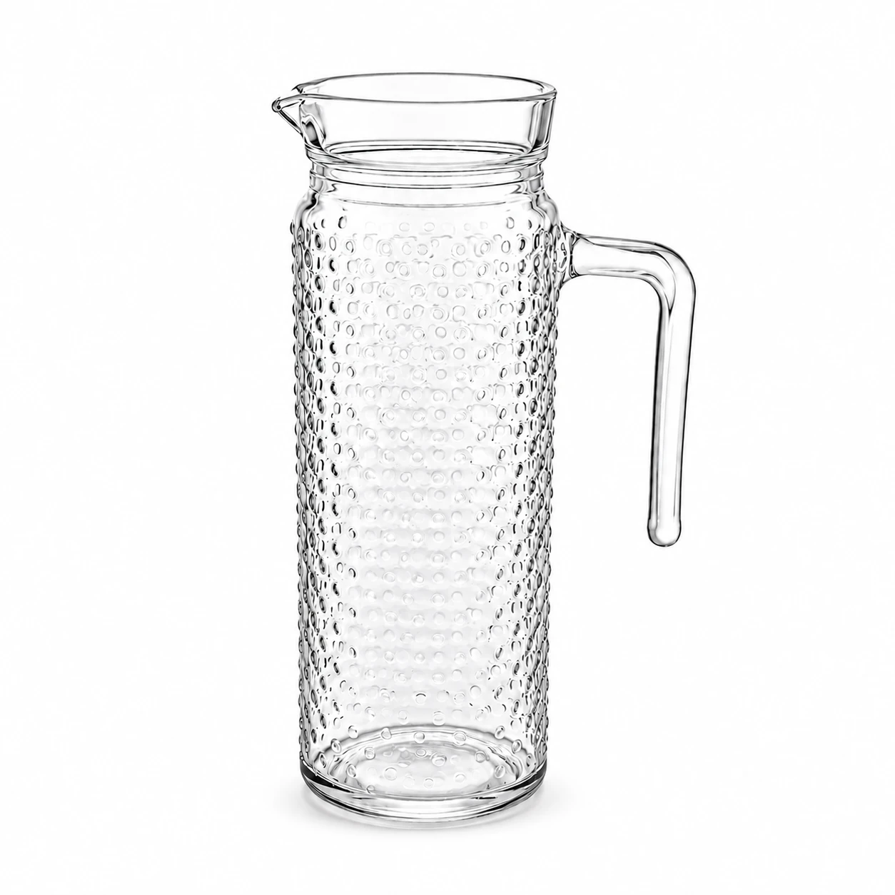 Hobnail Glass Pitcher 950 ml