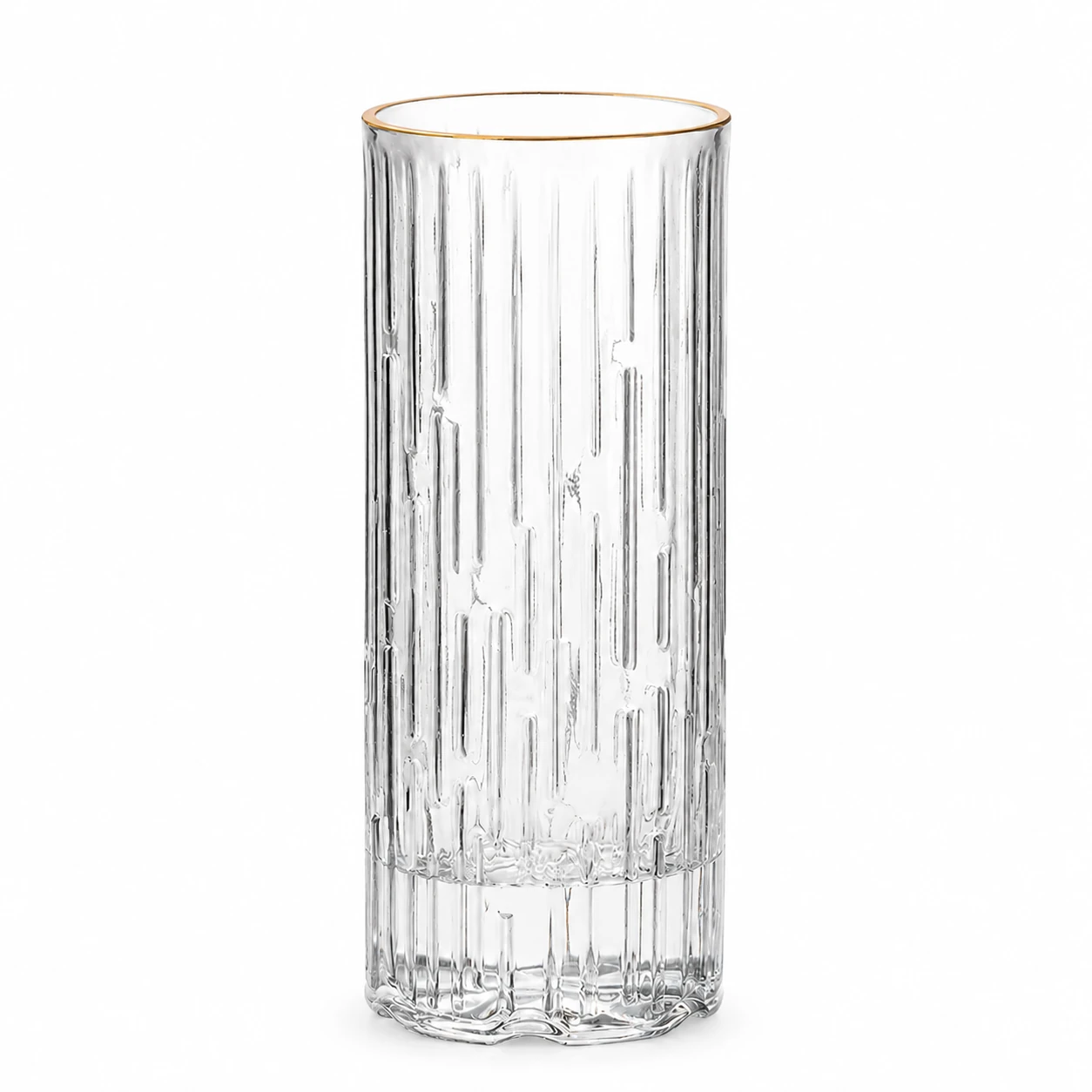 Ribbed Cylinder Vase