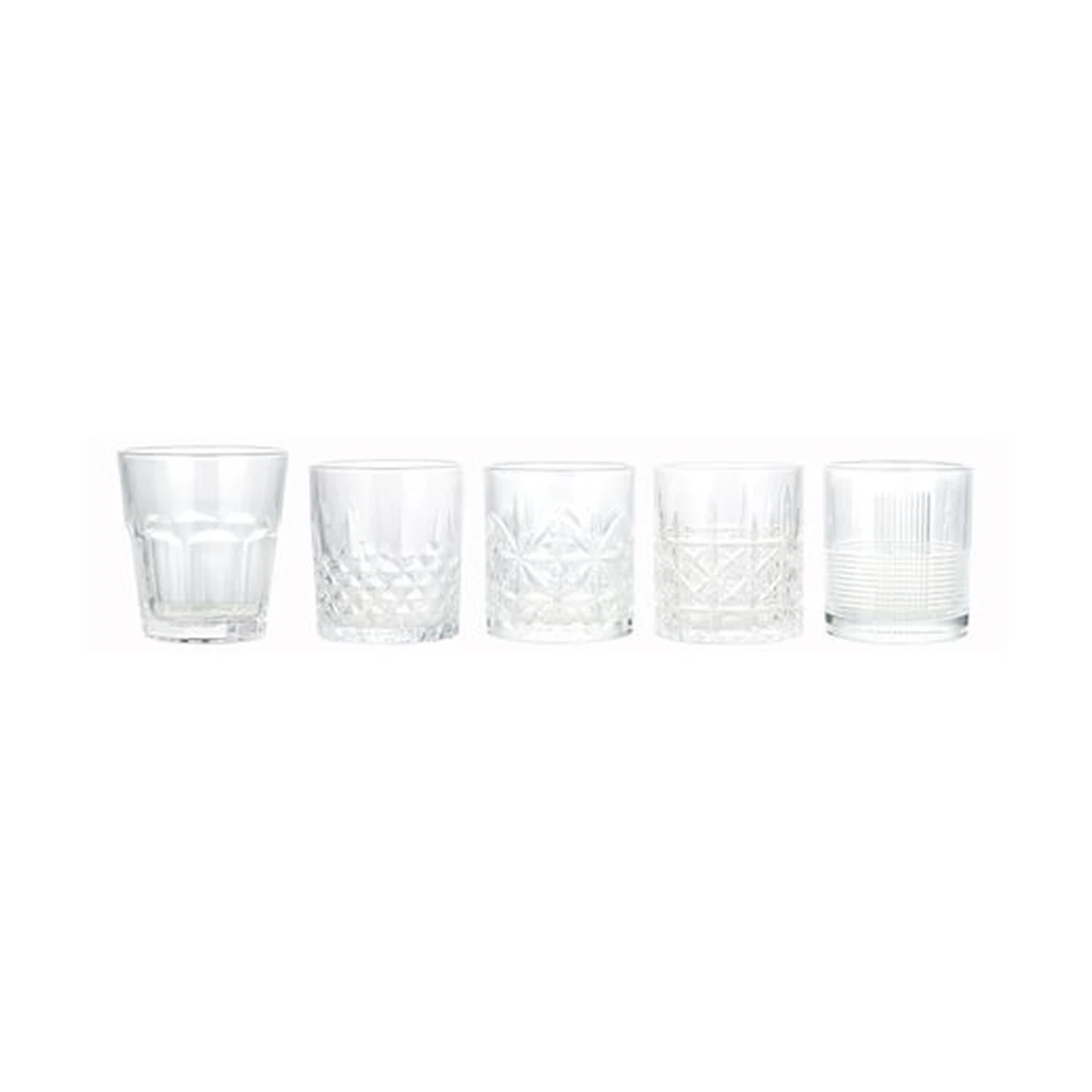 Pressed-Pattern Glass Tumbler, model YB001195