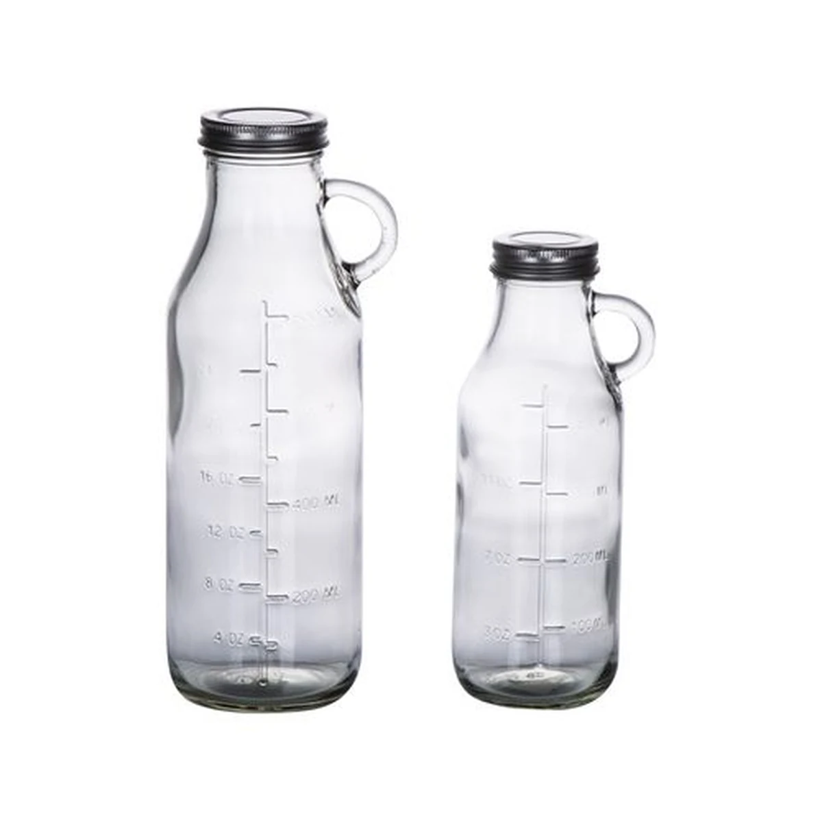 950 ml Graduated Handled Glass Milk Bottle, model YB000871
