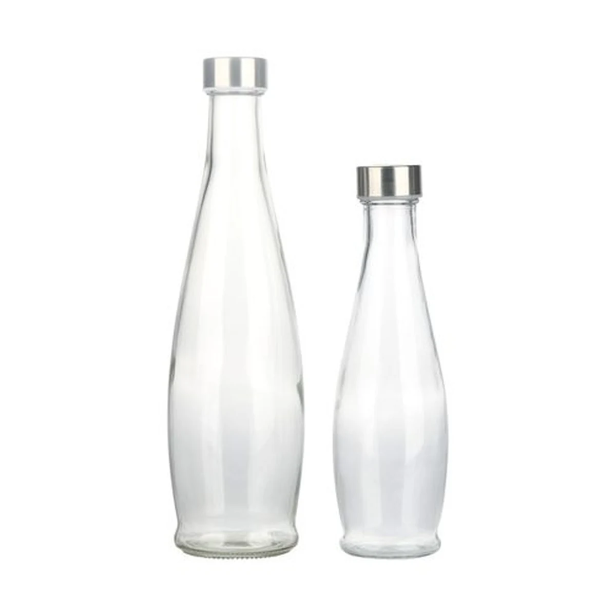 1000 ml Teardrop-Pattern Glass Water Bottle, model YB000925