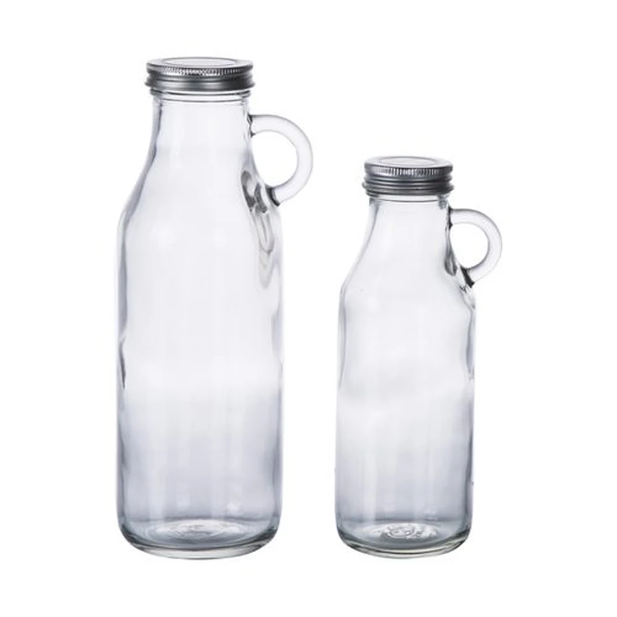 500 ml Handled Glass Milk Bottle, model YB001341