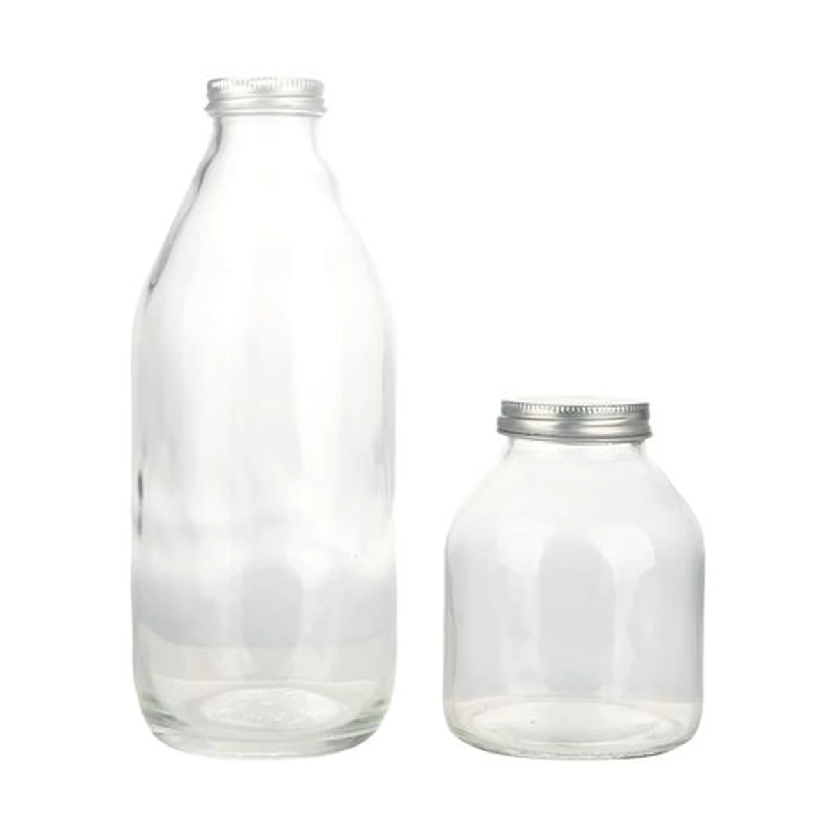 435 ml Glass Milk Bottle, model YB001565
