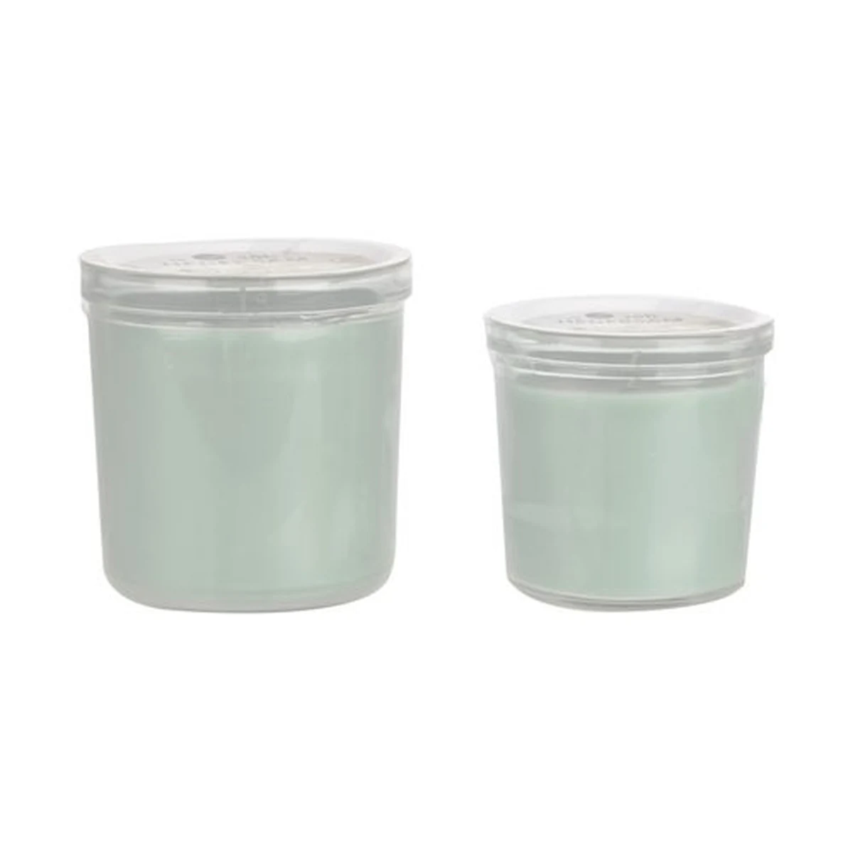 13 oz Frosted Glass Candle Jar with Clear Lid Series, model YB002046